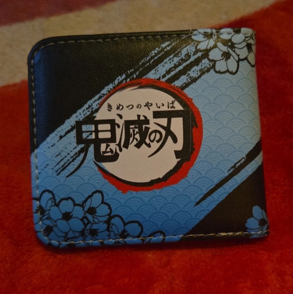 Anime-Inspired Blue and Tan Money Clip